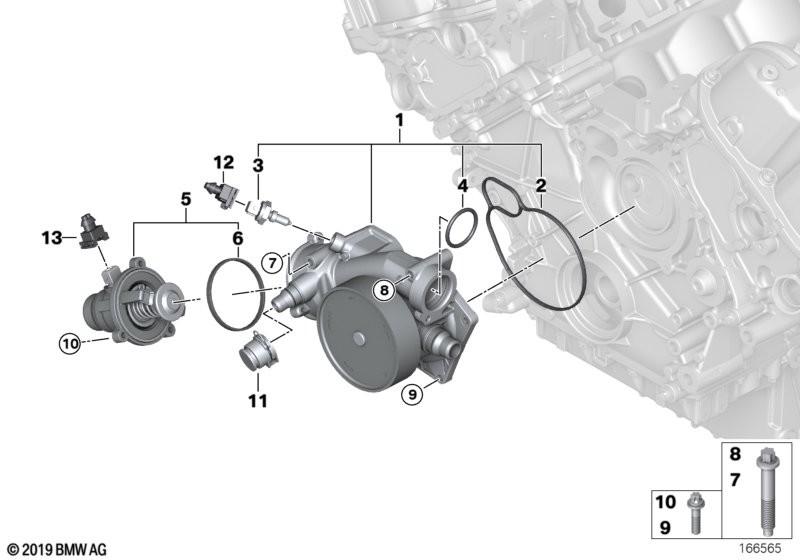 thumbnail image 2 of C-HORSE Coolant Temp Sensor With Connector For BMW - 13621433076, 33155 2 of 6