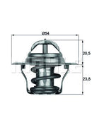 Audi VW Engine Coolant Water Thermostat and Seal