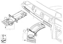 Genuine BMW Decor Strip Drink Holder