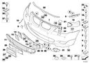 Genuine BMW M Series Bumper Front