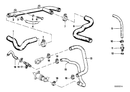 BMW Engine Coolant Water Hose