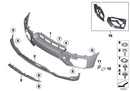Genuine BMW Front Bumper Trim X6 E71