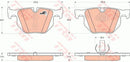 BMW Brake Pad Set Rear