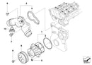 BMW Thermostat Housing and Seal Engine Coolant Water