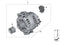 BMW Alternator Aluminium Screw Set