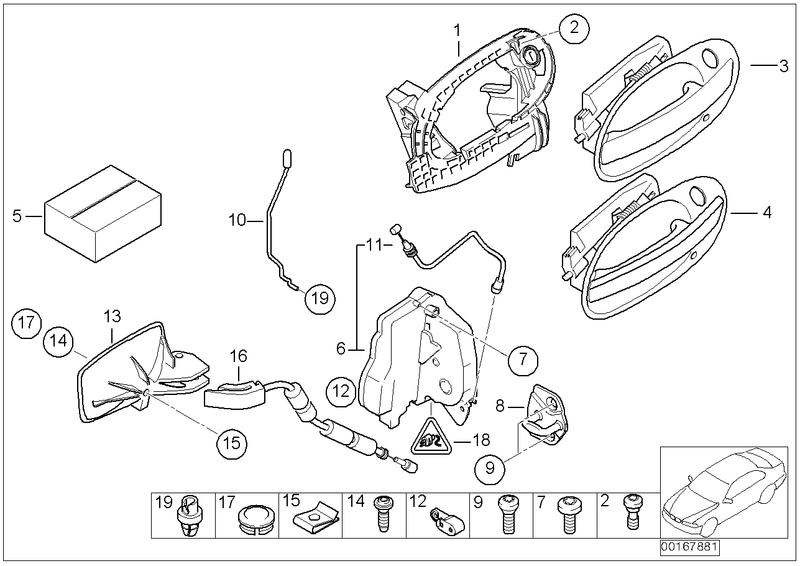 BMW Basic Lock Front Left