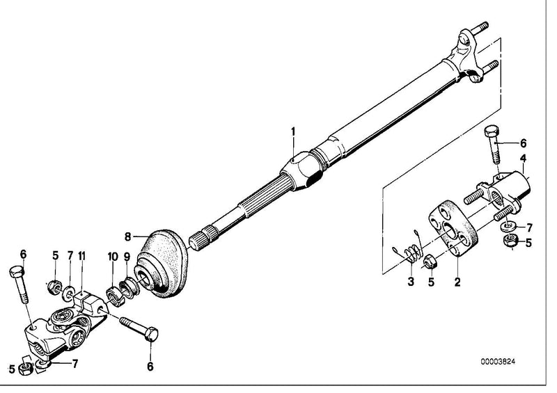 BMW Universal Flex Joint Disc Front Lower Steering