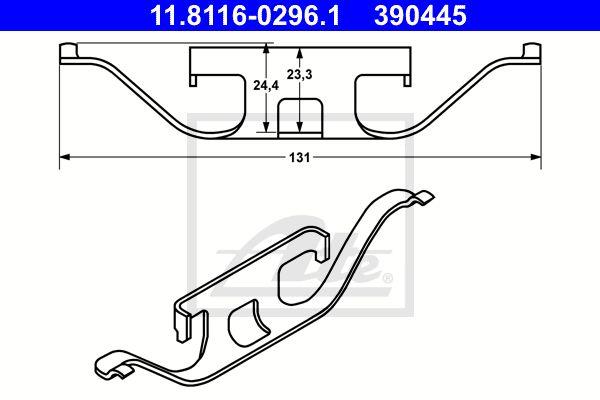 BMW Brake Caliper Anti Rattle Spring