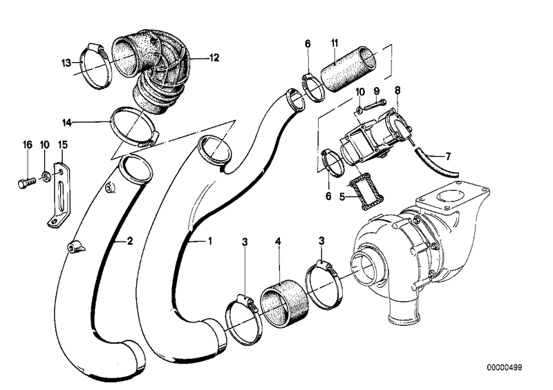 BMW Airflow Turbo Charger Gasket