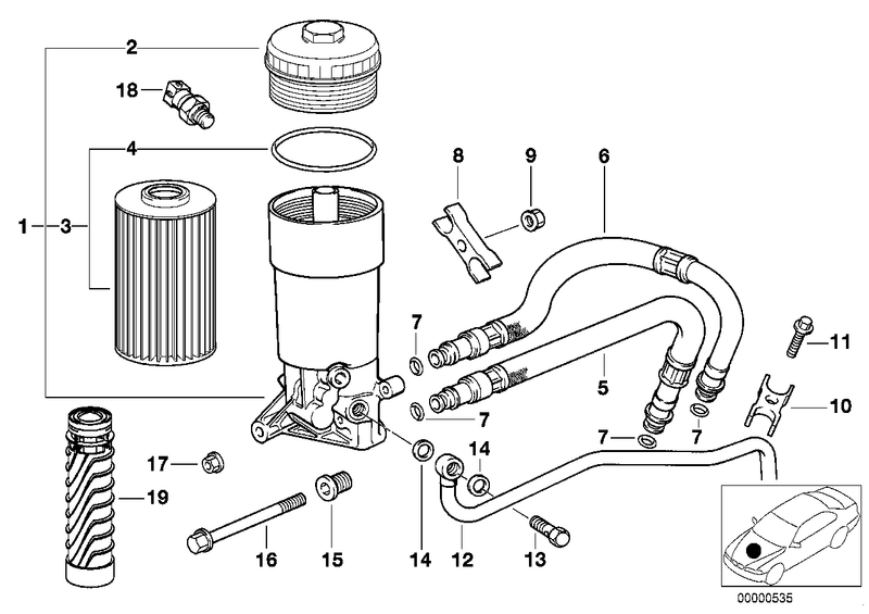 BMW Engine Oil Filter and Seal Kit