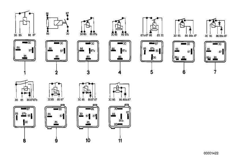 BMW Fuel Injection Diode Relay