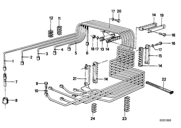 Genuine BMW Fuel Injection Pipe