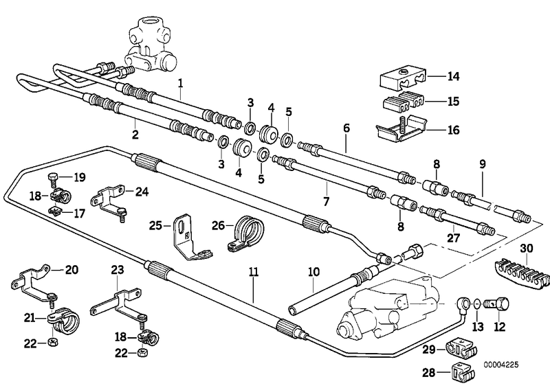 BMW Return Pipe Levelling Device