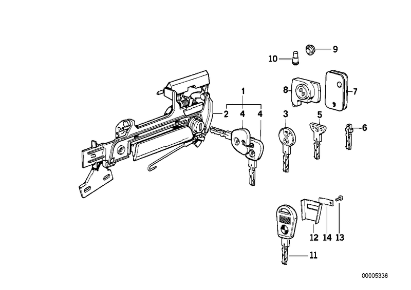 BMW Door Lock with Code