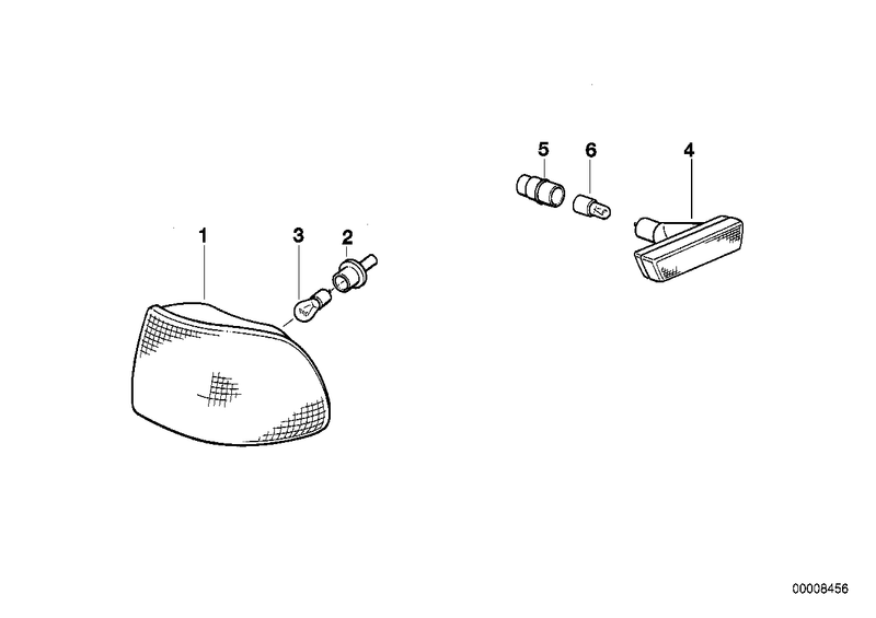 BMW Indicator Front Right Clear