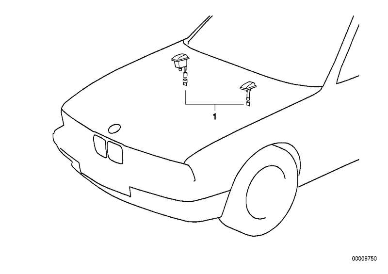 BMW Heated Spraying Nozzle Set