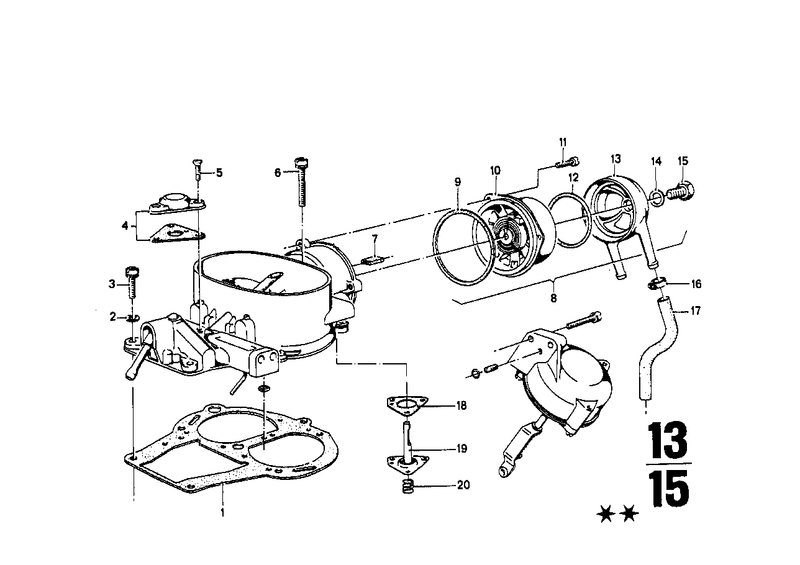 Genuine BMW Carburetor Gasket