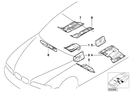 BMW Floor Double Insulated Sound Damping