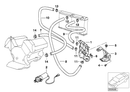 BMW Heater Hose Additional Water Pump to Engine Inlet