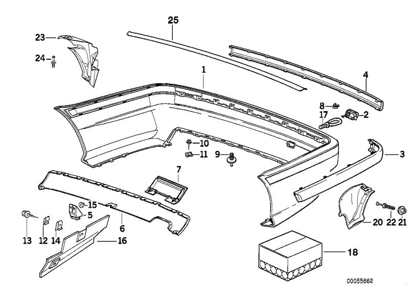 Genuine BMW Flap Tow Bar Hitch Cover Trim Plate