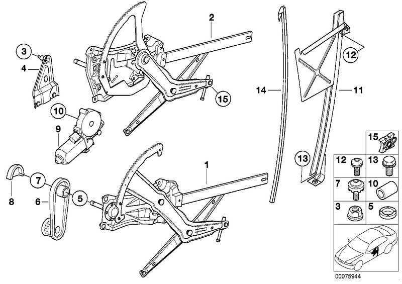 BMW Window Regulator Motor