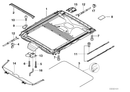 BMW Sun Sliding Roof Gasket Seal