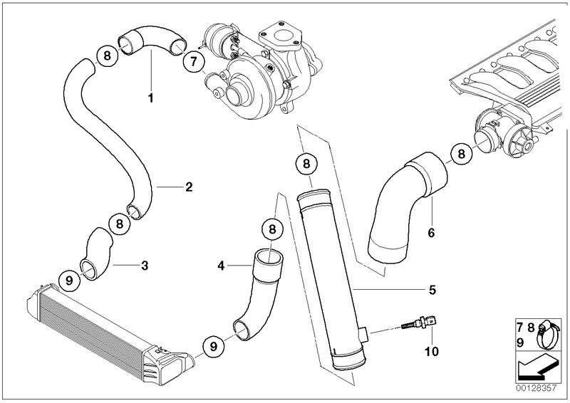 BMW Turbo Charger Hose