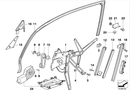 BMW Volvo Window Regulator Sliding Shoe