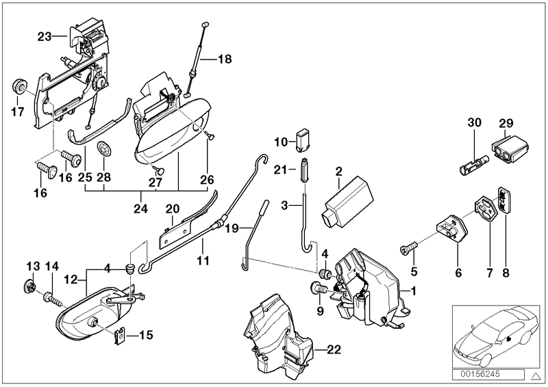 BMW Torx Countersunk Screw