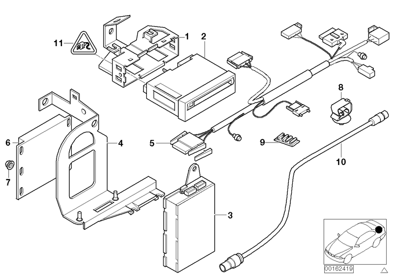 Genuine BMW GPS Antenna Cable