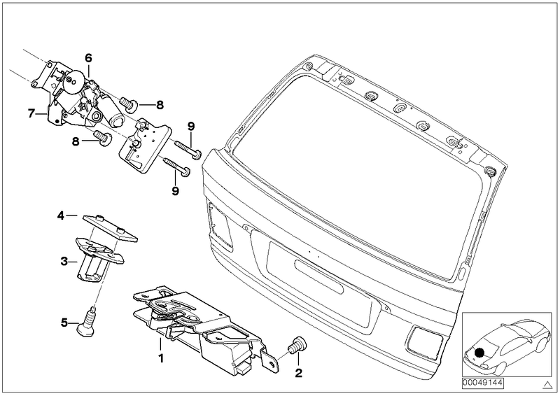 BMW Boot Trunk Lock