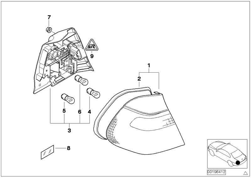 BMW Bulb Holder Carrier