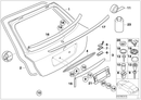 BMW Boot Trunk Handle with Key Button