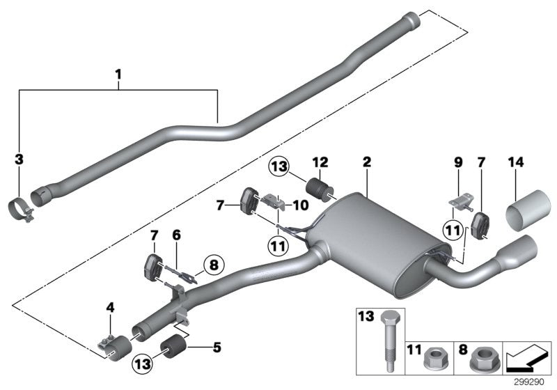 BMW Exhaust Vibration Absorber 63 Hz