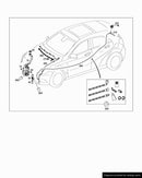 Mercedes-Benz Windshield Washer Pump Grommet