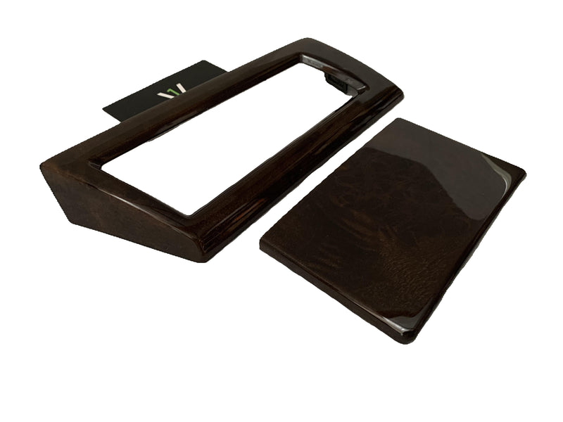 BMW Poplar woodgrain strip, I-panel left Dunkel