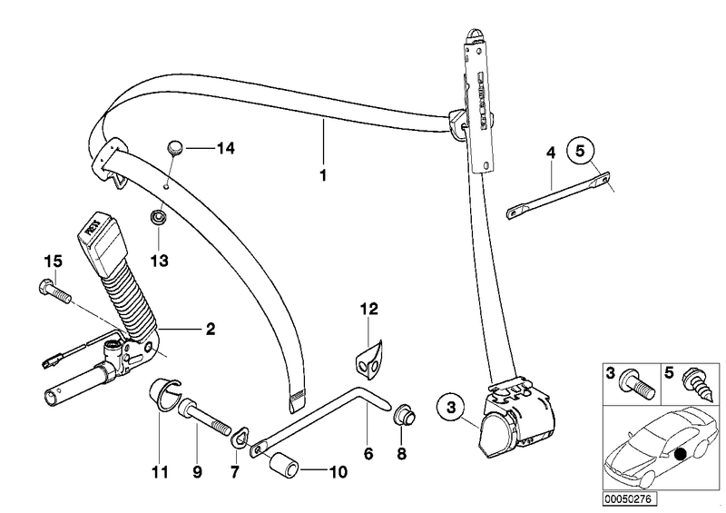 BMW Seat Belt