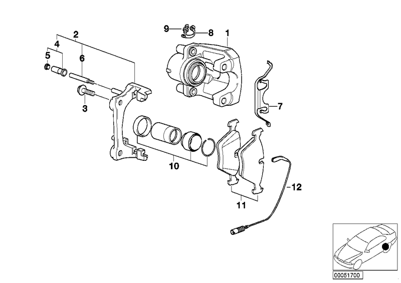 BMW Caliper Housing