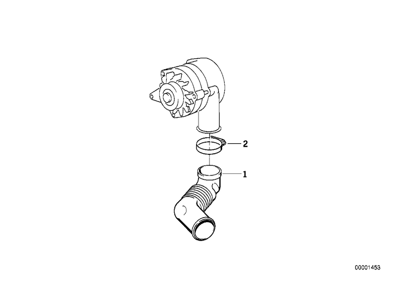 BMW Air Channel Alternator