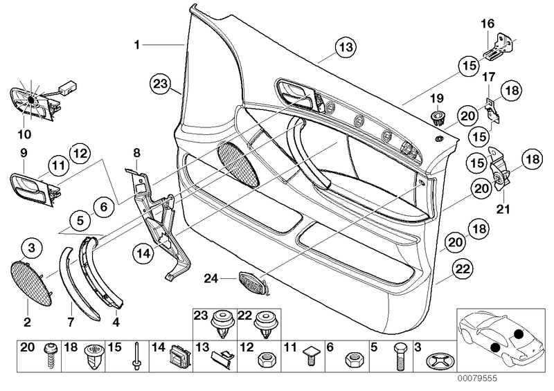 BMW Door Mount Bar Right