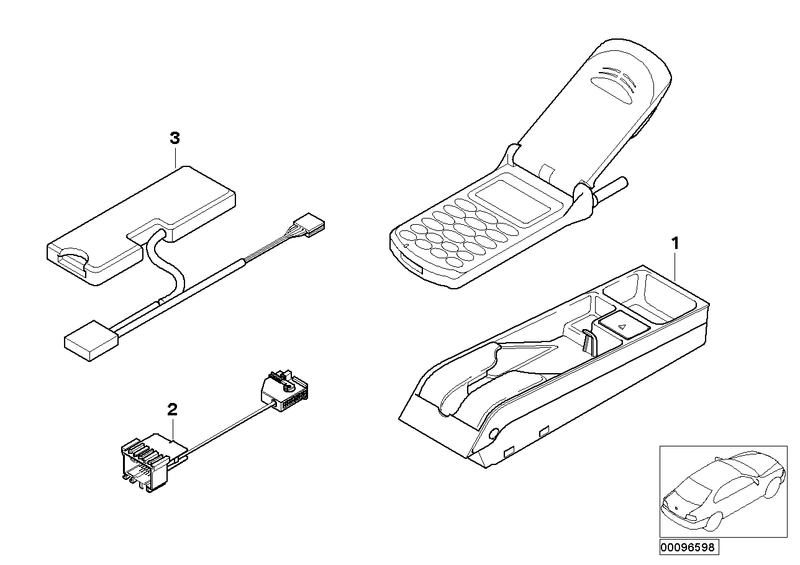 BMW Eject Box Mobile Telephone
