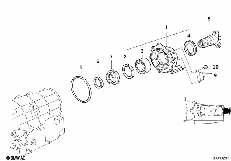 BMW Automatic Transmission Lock Ring