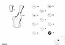 BMW Gearshift Emblem Adhered M Technic