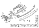 BMW Mount Bumper Rear Centre