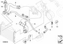 BMW Engine Coolant Radiator Water Hose