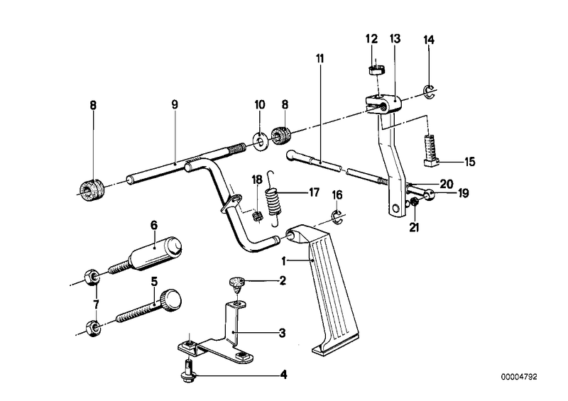 BMW Accelerator Pedal Bushing