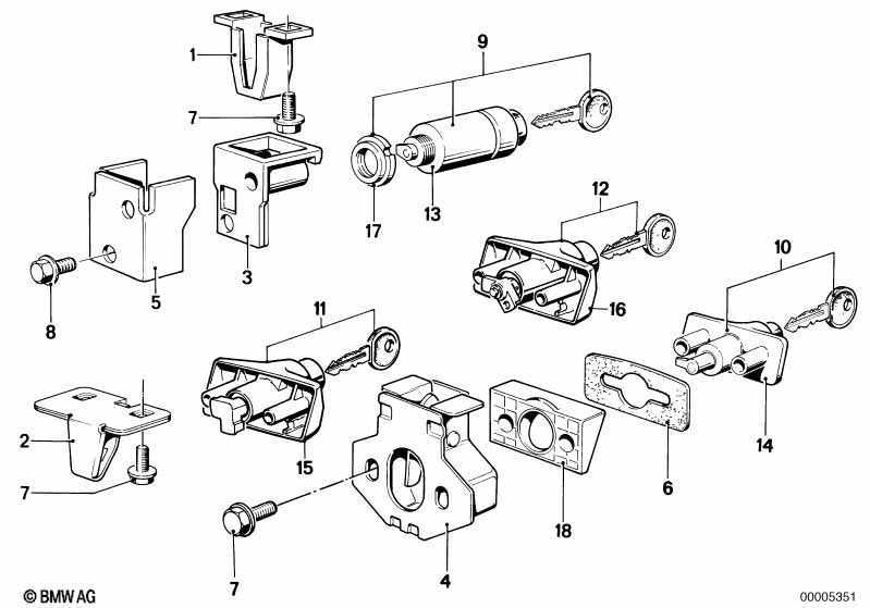 BMW Catch Upper Part
