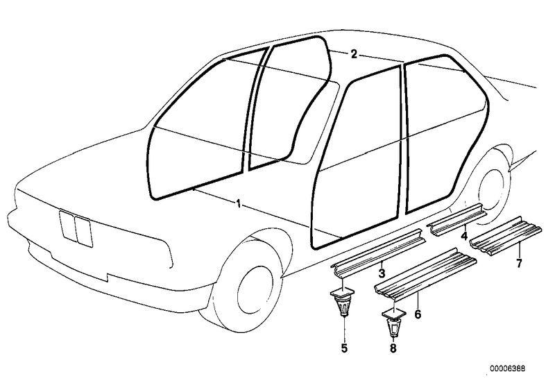 BMW Covering Rear Right