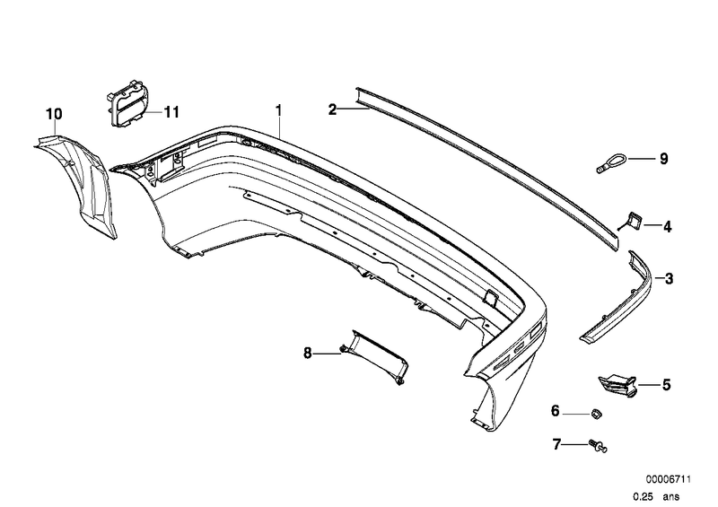 BMW Towing Hitch Flap