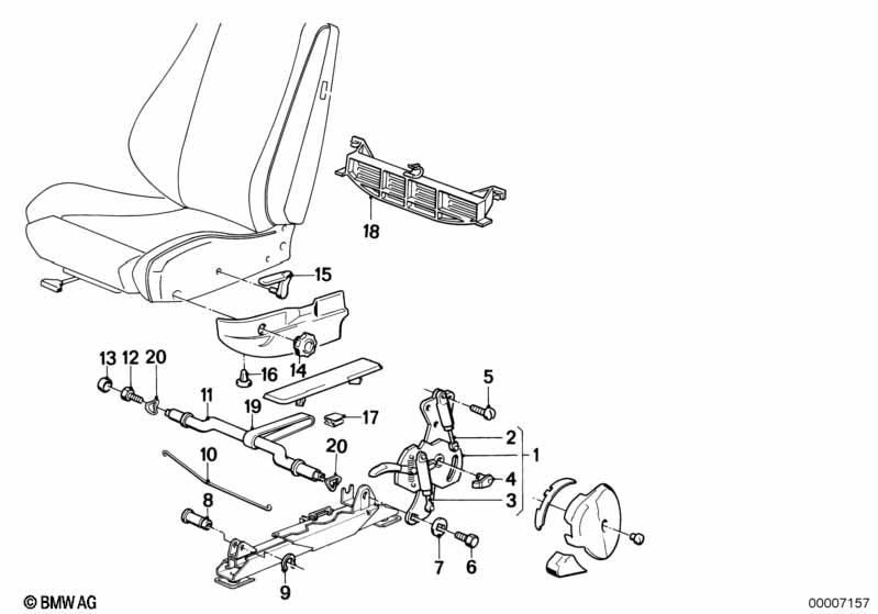 BMW Seat Gas Strut